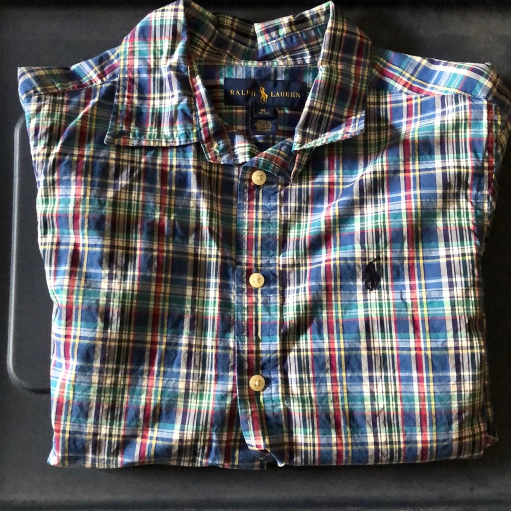 Boys plaid shirt